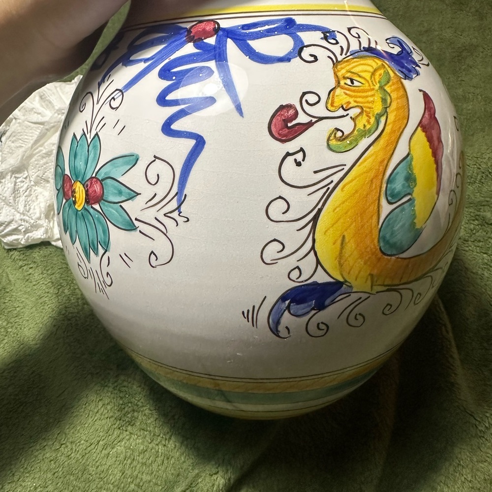 Raffaellesco Ceramic Vase for Williams & Sonoma 